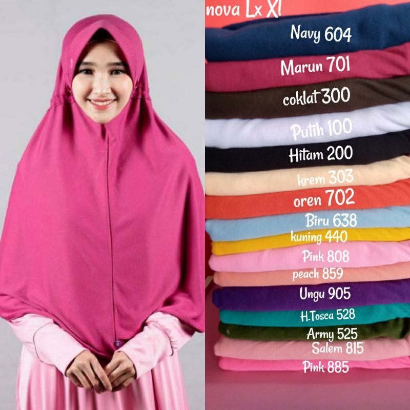 KERUDUNG  RABBANI INNOVA  LX size XL(SERUT TUTUP)