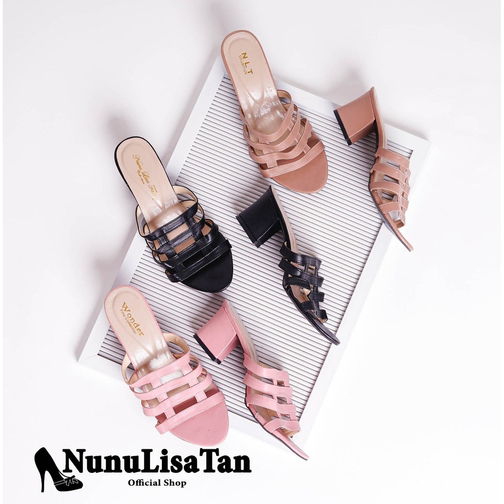 NunuLisaTan - Promo Bayar di tempat Sepatu Wanita Tinggi 5cm Hak trendy