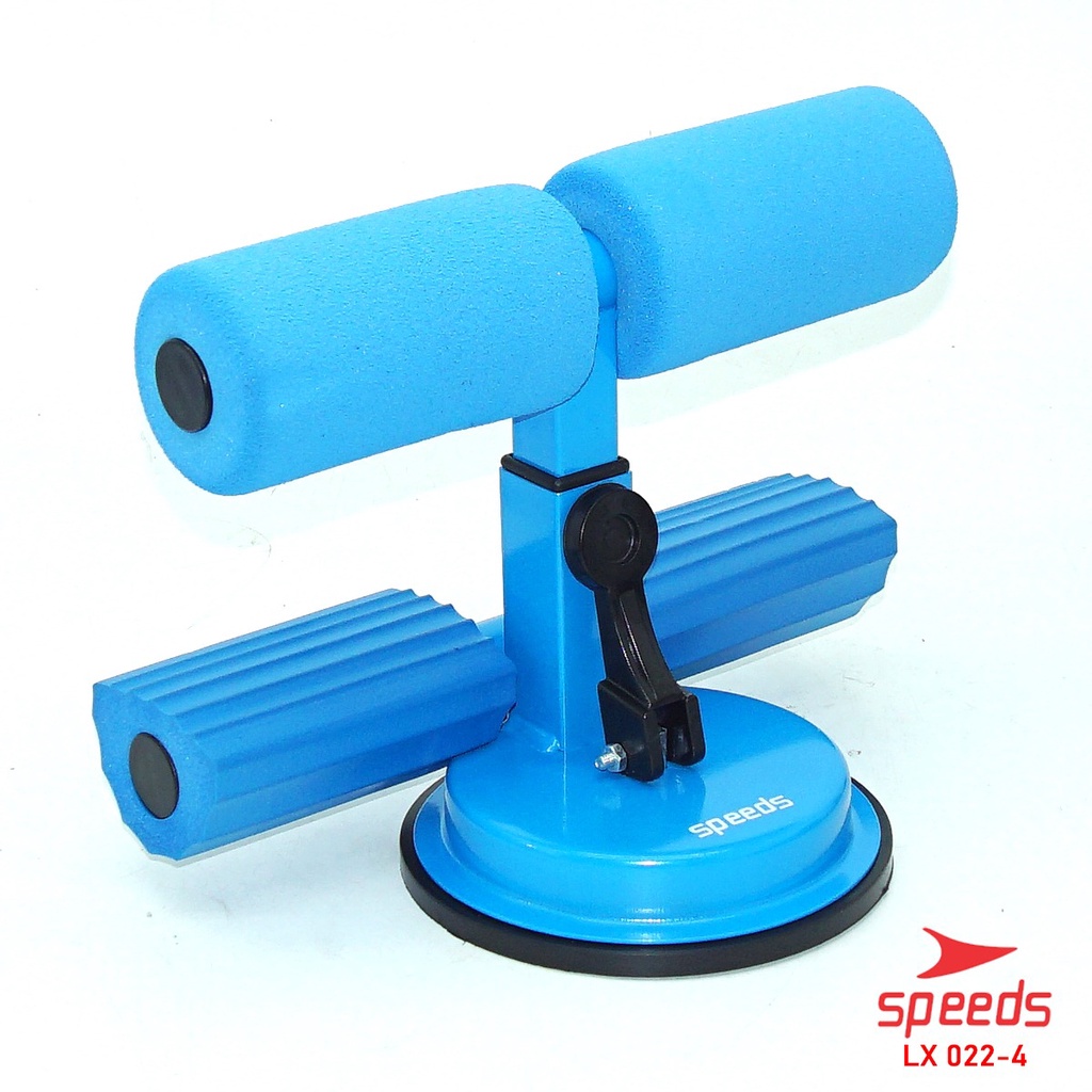 SPEEDS Alat Bantu Sit Up Bar Portable Penahan Kaki Double Holder Sit Up Stand Holder 022-4-BIRU DOUBLE STAND