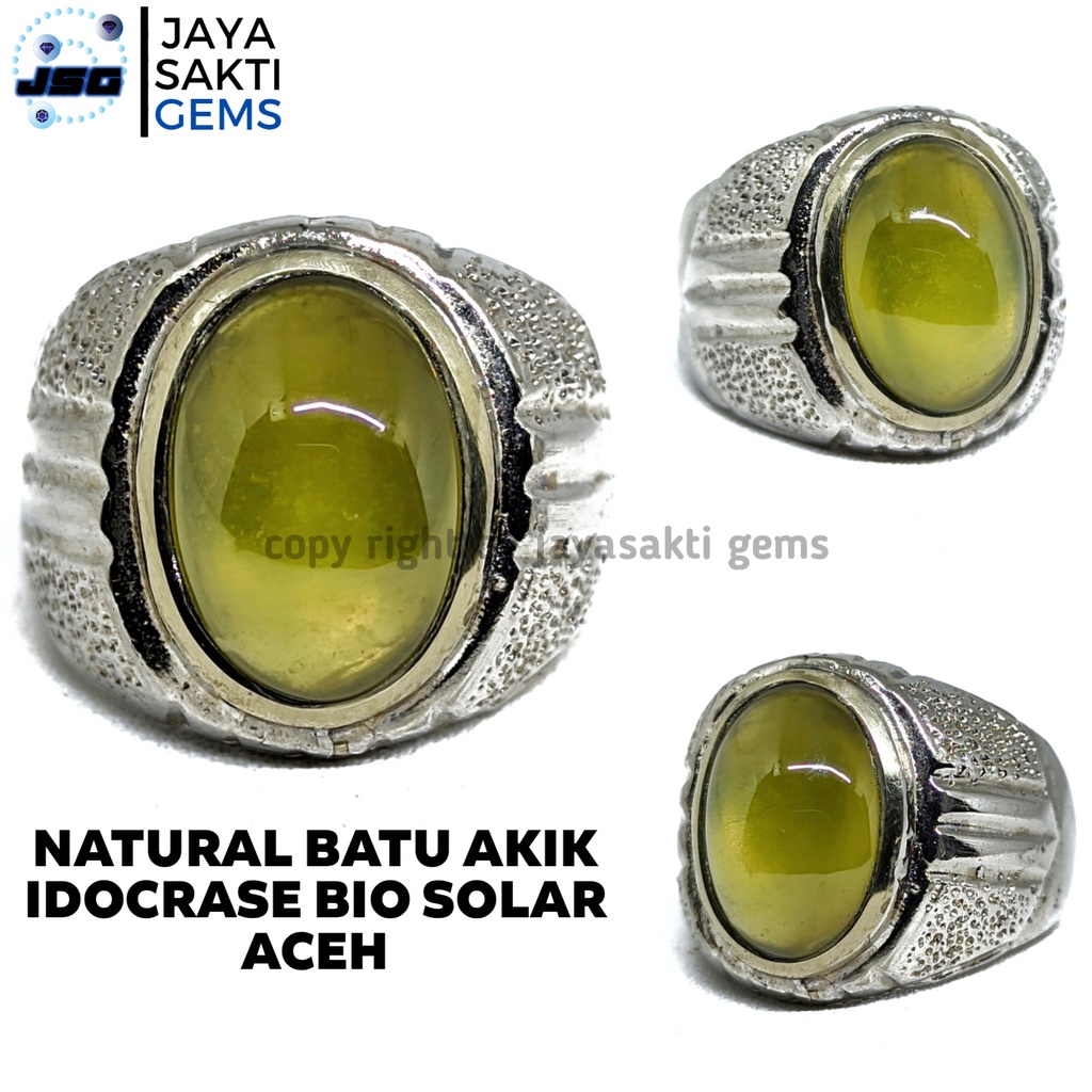 Natural Batu Akik Idocrase Bio Solar Aceh Giwang BSA04