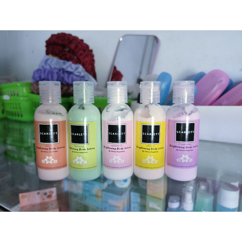Body lotion Scarlett mini 30ml dan 60ml