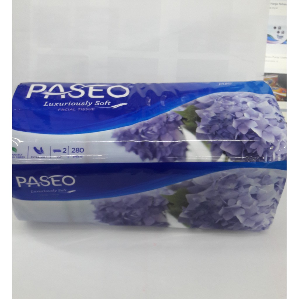 Paseo Facial Tissue 280Sheets Luxuriously Soft