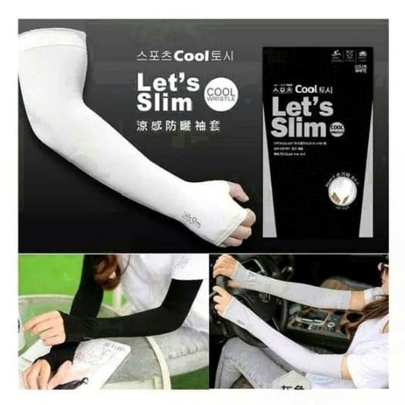 ~ PIYOSHI08 ~ Manset Tangan Lets Slim Original - Sarung Lengan Arm Sleeves AF185