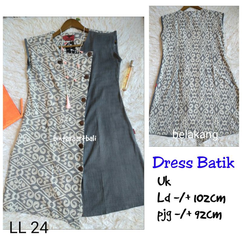 dress batik/rok terusan/batik/pakaian wanita