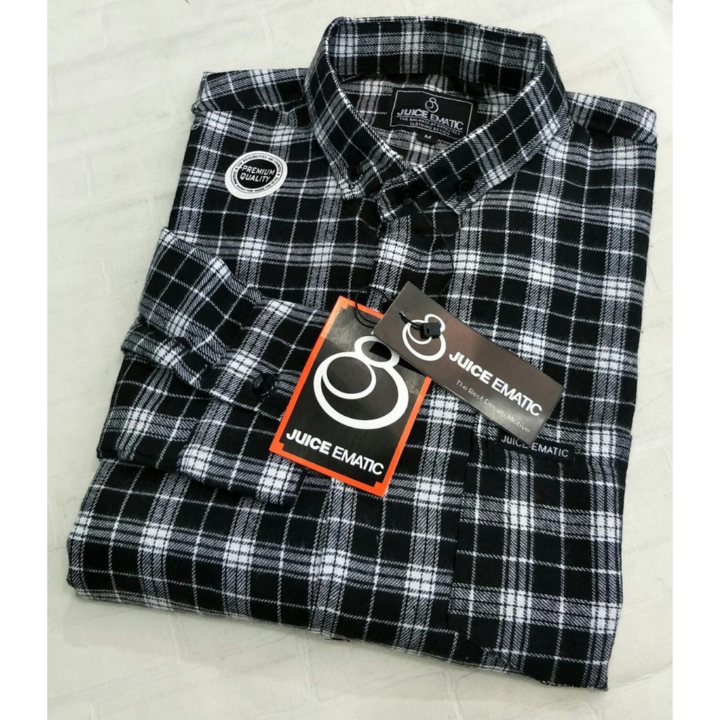 Kemeja Flannel Pria Lengan Panjang Original Distro