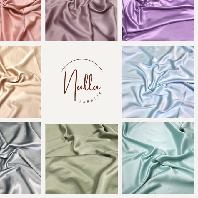 ✺ 1 meter Kain Satin Velvet Premium / Silk Premium - Bridesmaid ☜