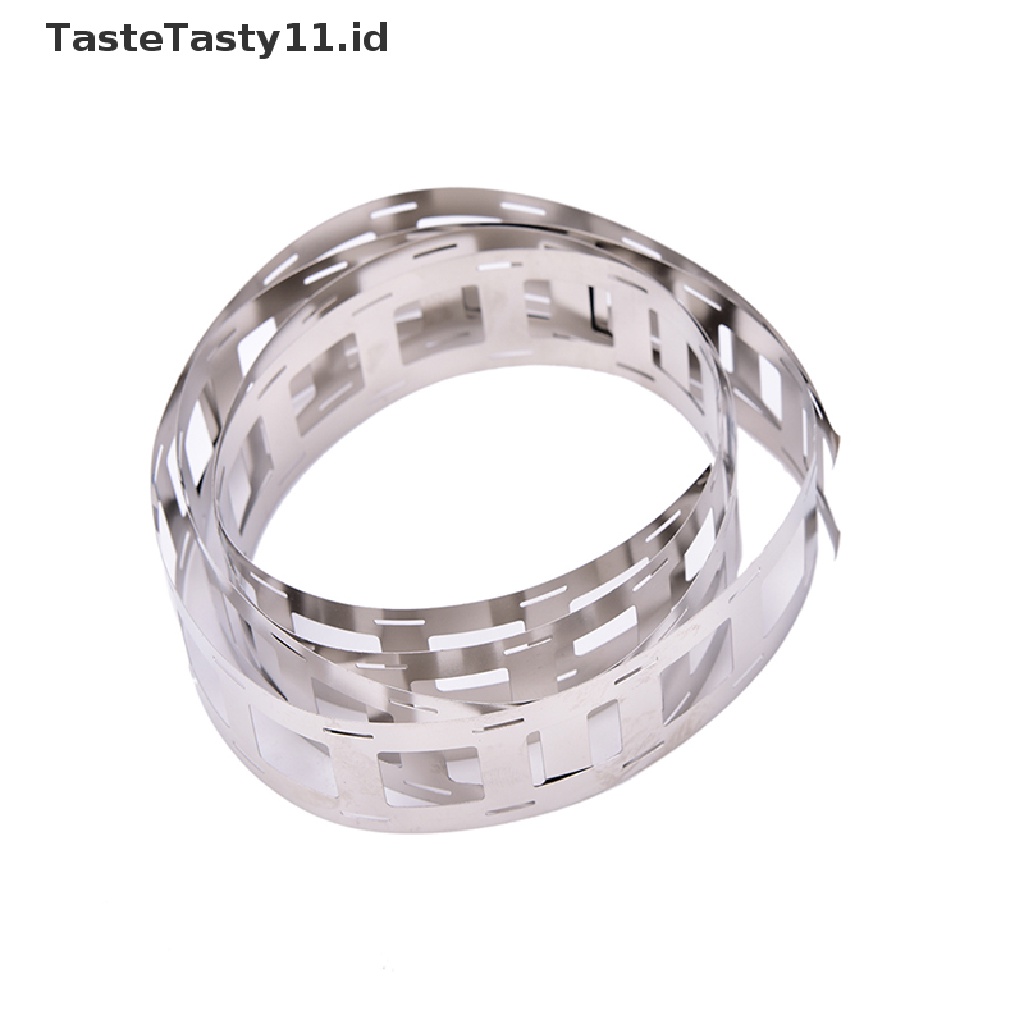 (TasteTasty) Strip Nikel Panjang 1m 0.15x27mm Untuk Baterai Li-Ion 18650