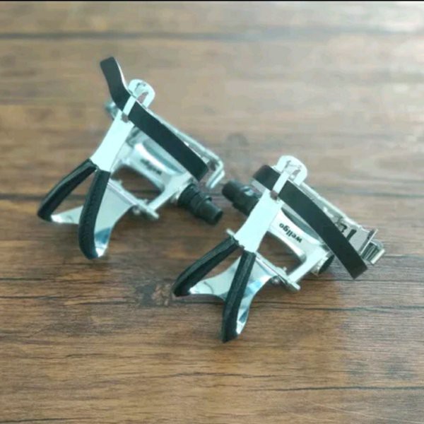 wellgo pedals with toe clips