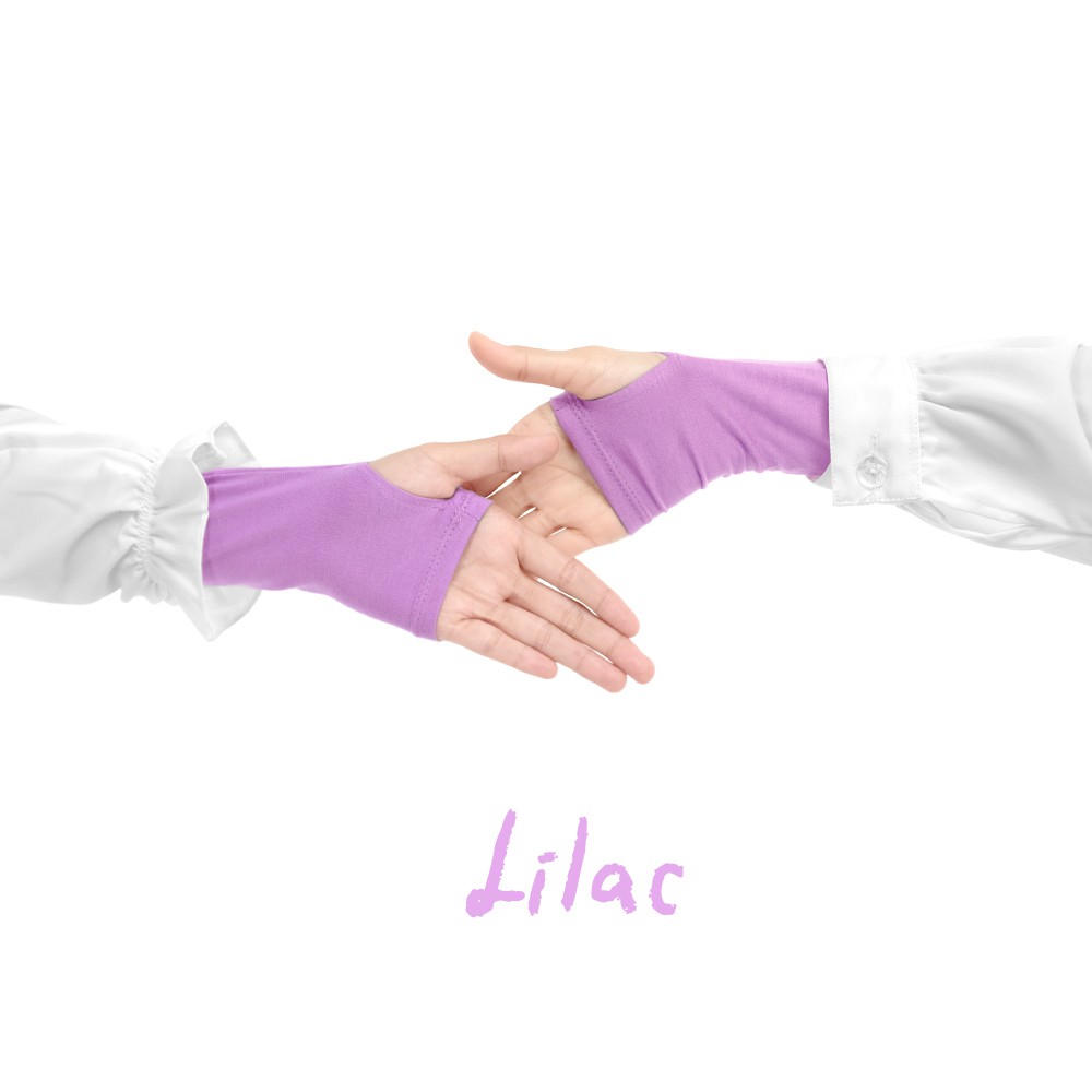 Manset Tangan Hasna Warna Lilac Handsock Jempol JilbabArfa