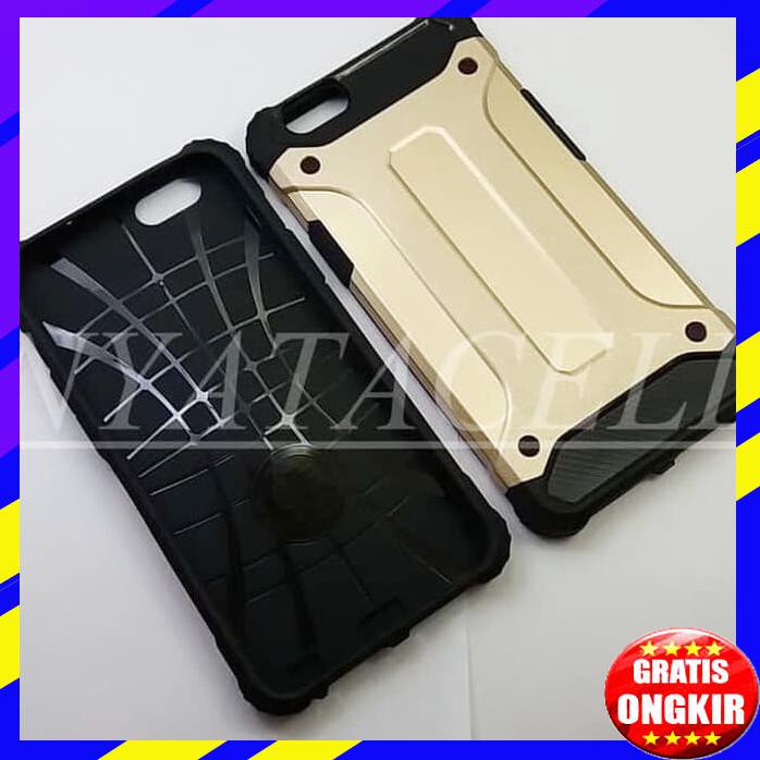 ACC HP SPIGEN IRON HARD CASE CASING ROBOT SAMSUNG A8 PLUS 2018