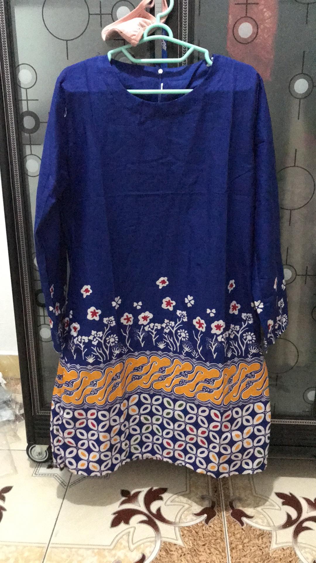 Terlaris Serut Genes Jelita Tunic Navbor Yelbor Whitbor Creambor Tunik Batik Modern Hrb030 Dolbi Dob