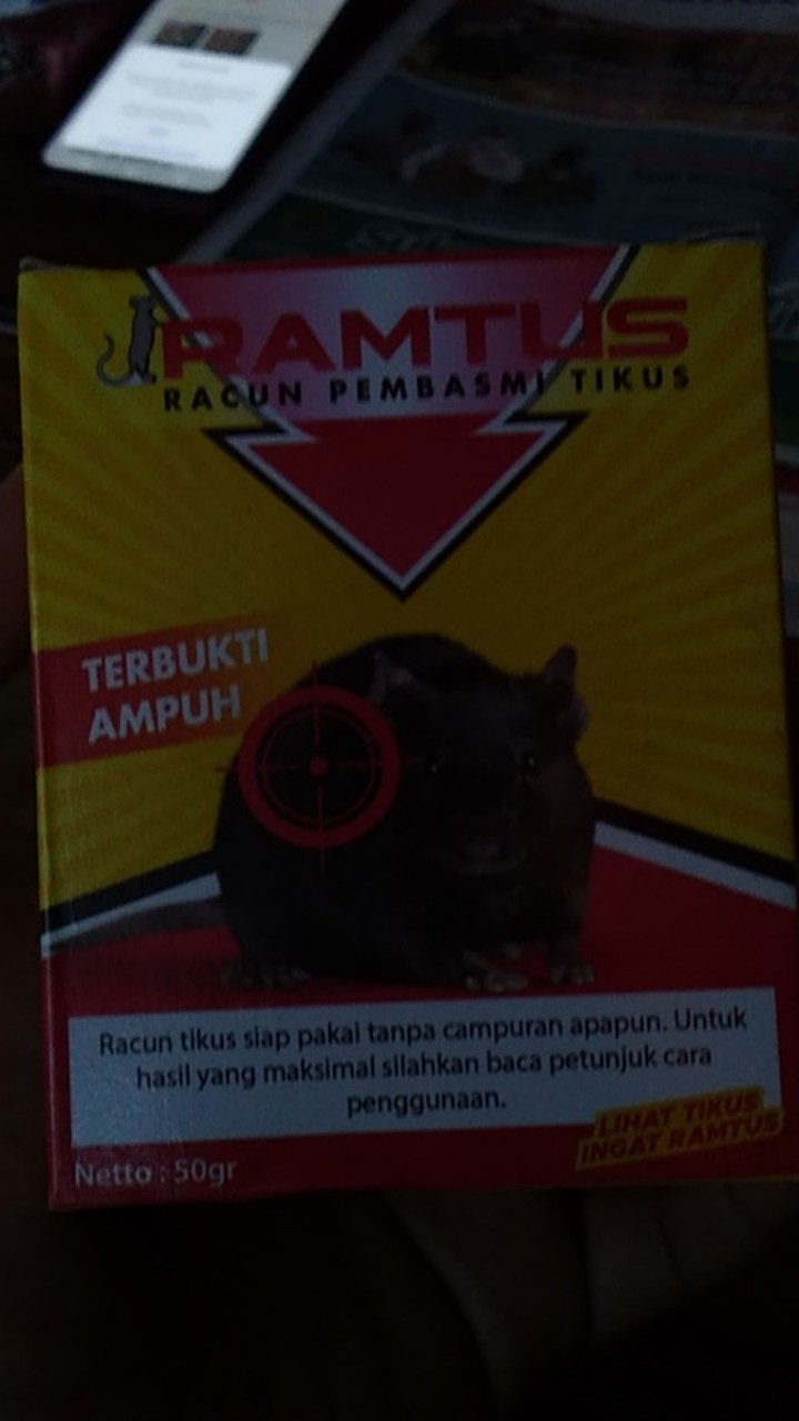 Racun Tikus Ramtus Asli Alami Mati Kering Tidak Bau Pembasmi Pengusir Tikus Super Paling Ampuh 3pack