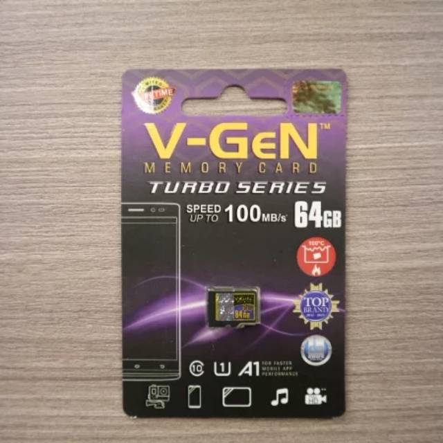 Memory card VGEN 64gb class 10 turbo series NA