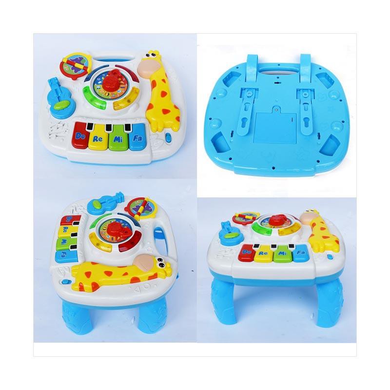 BABY LEARNING TABLE 2in1 Mainan Edukasi Musikal Bayi Play 