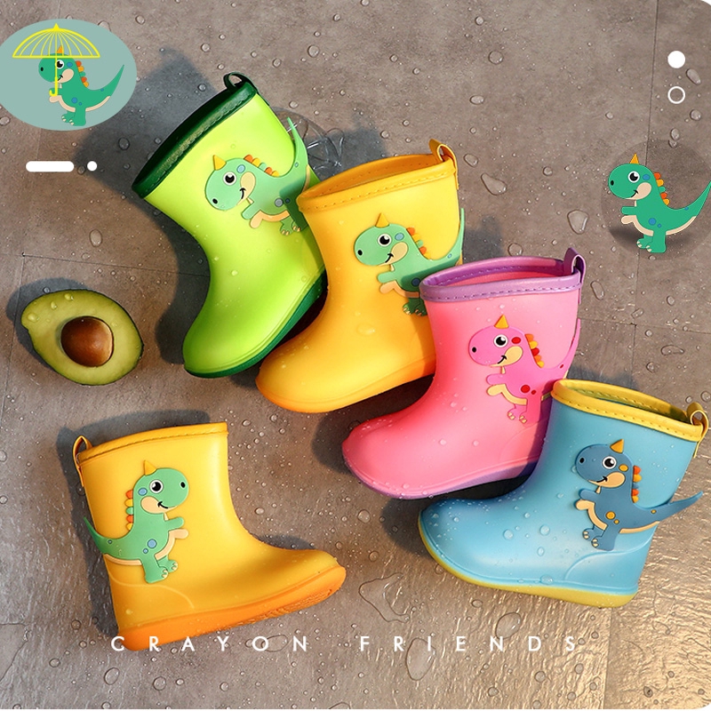  Sepatu  Boots  Anak  Laki Laki Perempuan Bahan Karet  Desain 