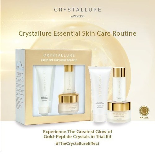 Crystallure by Wardah - Essential Skincare Routine | Paket Skin Care Mini Box