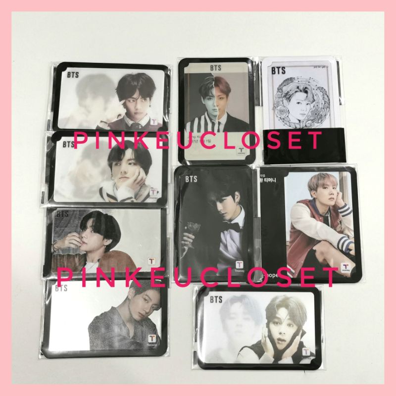 [READY] BTS TMONEY T-MONEY LENTICULAR YNWA MOTS7 PERSONA BE ESSENTIAL MIRROR TRANSPARENT JM JIMIN JK