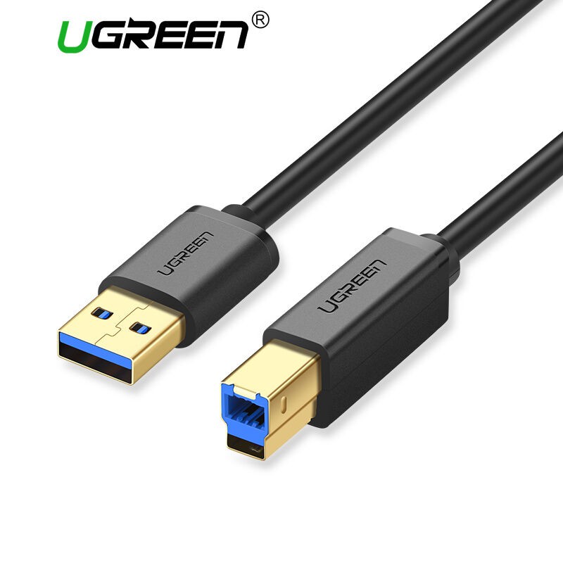 Jual Ugreen USB 3.0 A Male To USB B Male Printer Scanner Cable 2M 10372 ...