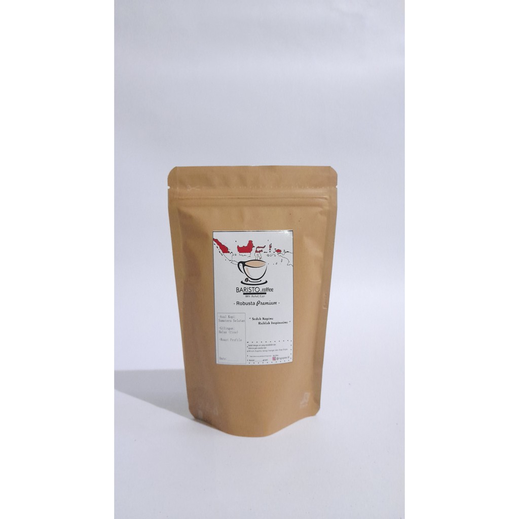 

kopi robusta premium sumatra 200gr /kopi bubuk/kopi hitam/robusta premium murni