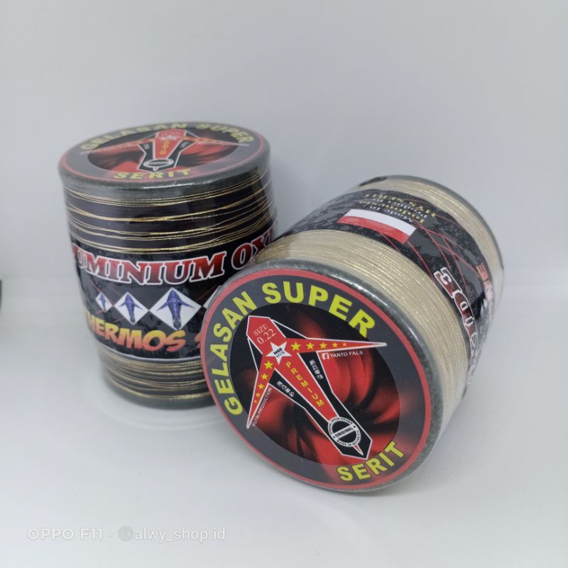 senar gelasan super tajam turnamen cap serit