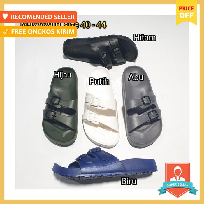 Sepatu Pria - Jelly Sandal Pria Bara Bara Sendal Karet Import Mjza2901