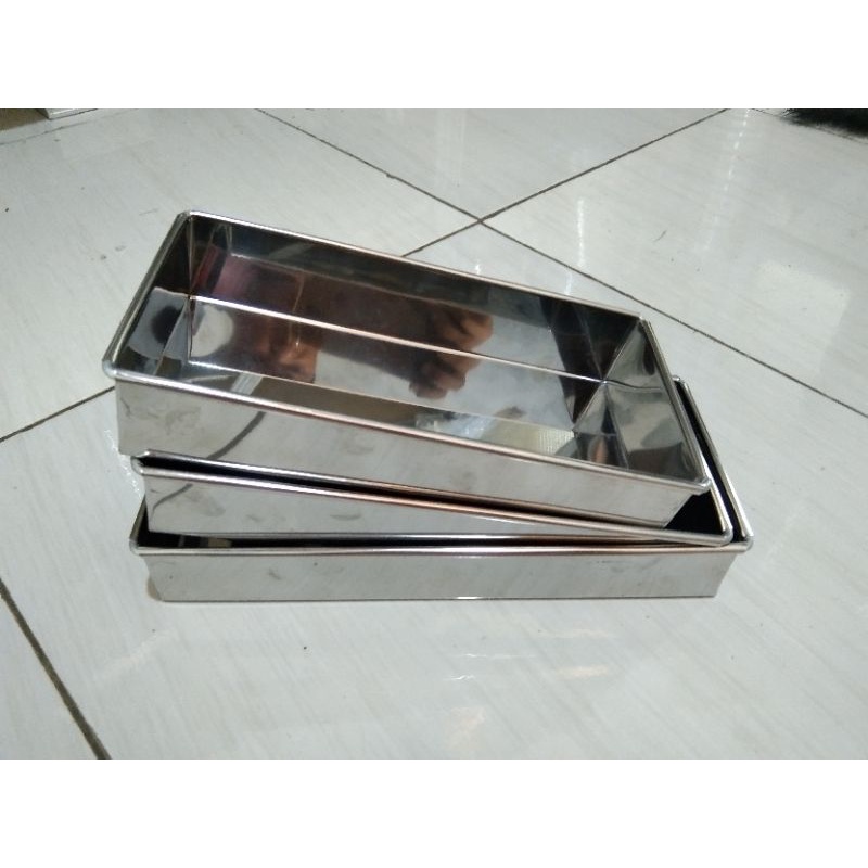 loyang brownies bahan stainless steel/loyang brownies kukus murah/loyang stainless