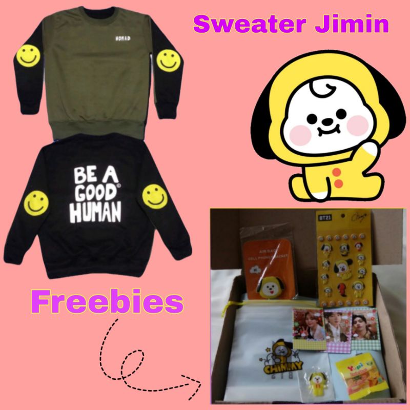 sweater basic  jimin PTD UNISEX/ sweater jimin bts/ sweater jimin konser bts/sweater bts jimin
