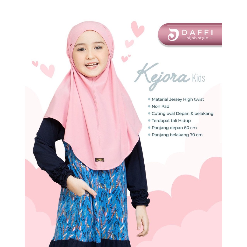 HIJAB KIDS KEJORA S ori DAFFI