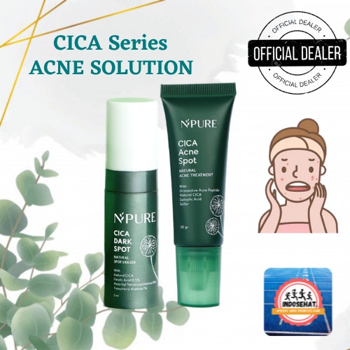 NPURE CICA SPOT TREATMENT ACNE SPOT / DARK SPOT CARE | MERAWAT KULIT BERJERAWAT_Cerianti