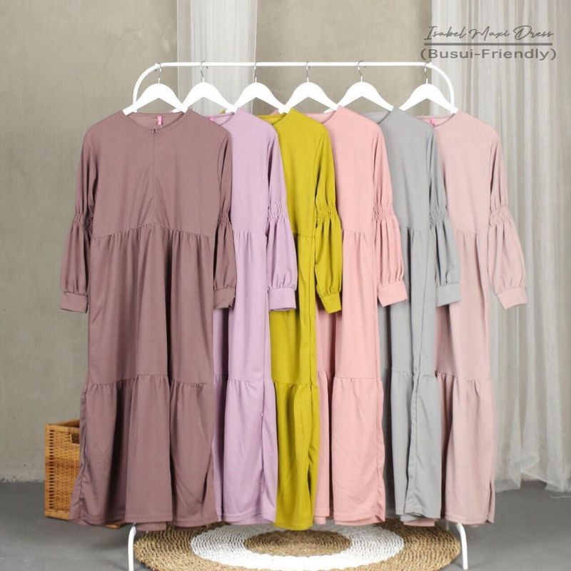 Clearance sale - ISABEL MAXI DRESS | DRESS TERMURAH | BUSUI