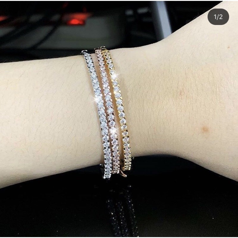 Gelang List ring Bangle Vier Diamond