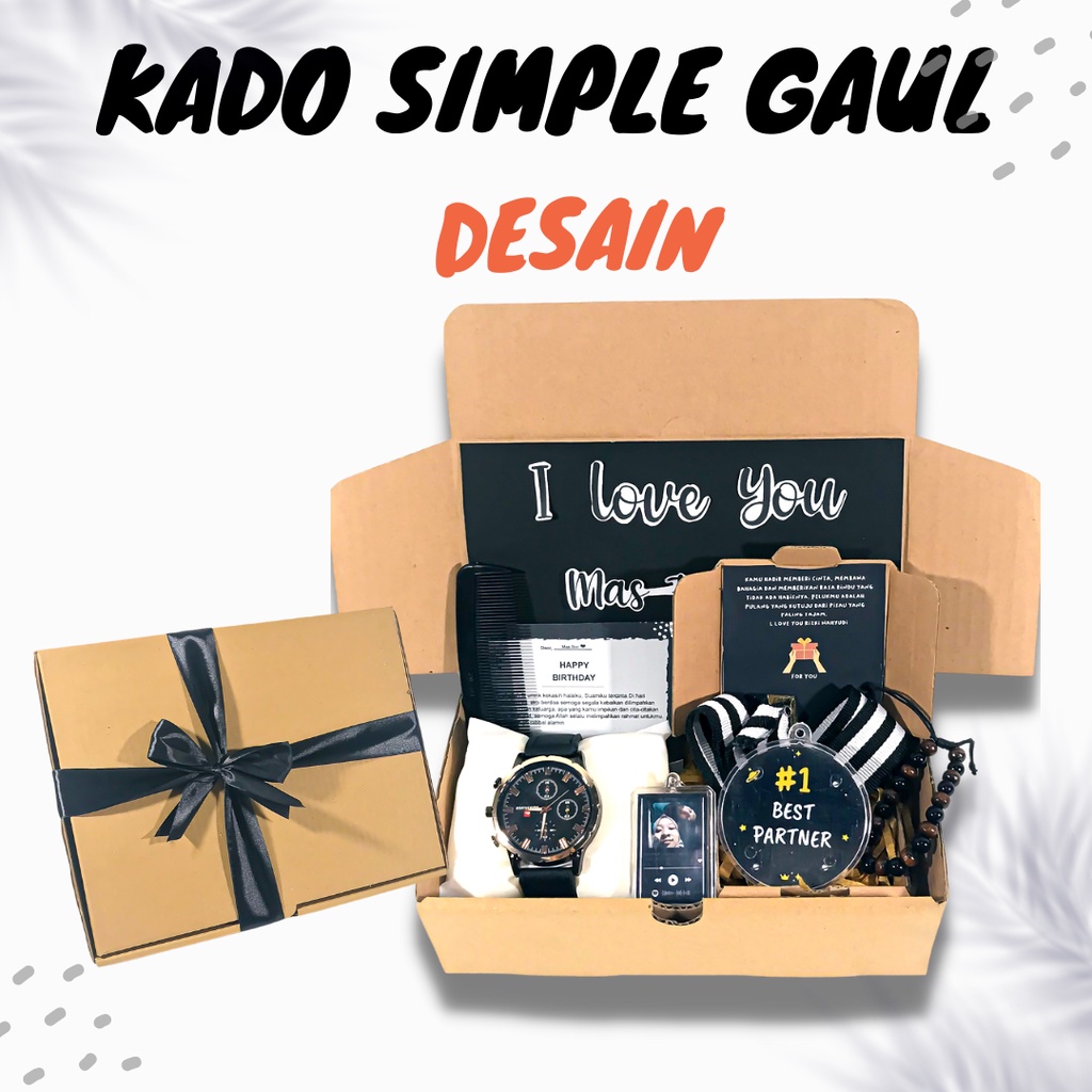 KADO COWOK/HAMPERS PACAR/KADO ULANG TAHUN/HAMPERS ULANG TAHUN/ JAM TANGAN/DOMPET COWOK/HADIAH ANNIVE