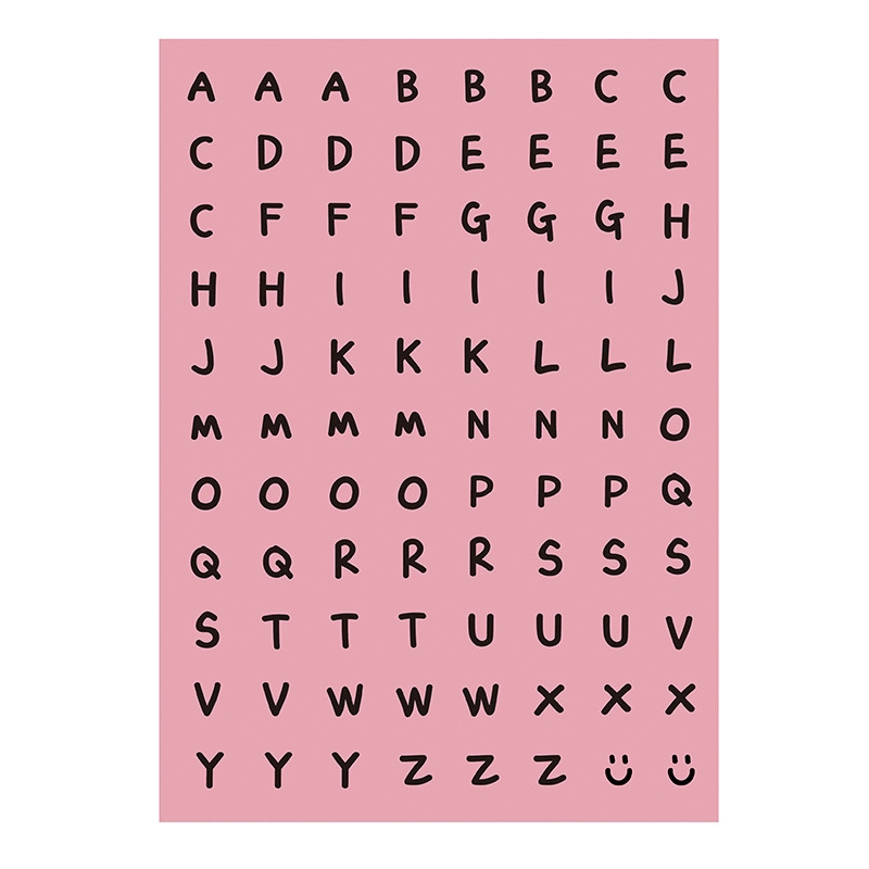 

Sticker Alphabet | Deco Sticker