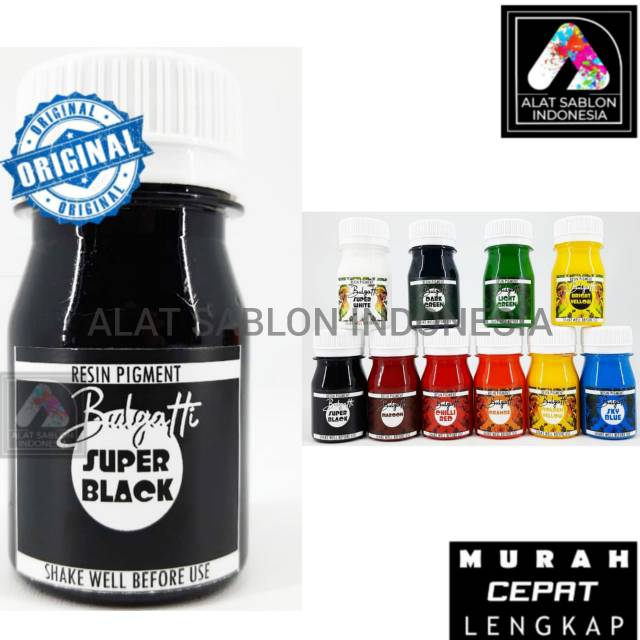 

PIGMEN PEWARNA RESIN BLACK HITAM 45GR ALAT SABLON