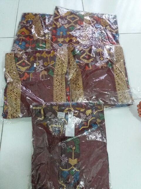 Qnunbatik Batik Family/keluarga Rok N Blus Mentari Panjang Prodo