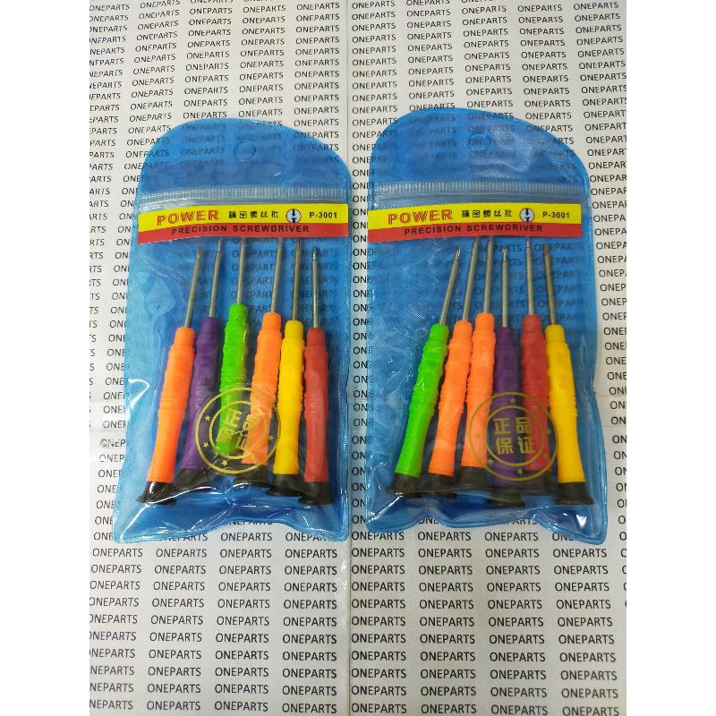 TOOLS SCREWDRIVER OBENG SET 6 IN 1 P-3001
