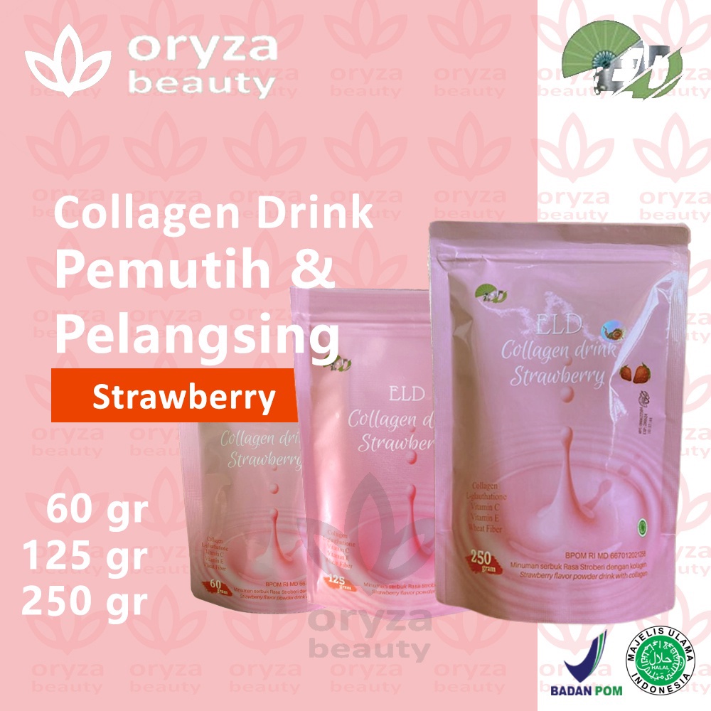 ELD Collagen Drink Pemutih Badan dan Pelangsing Badan dalam 1 Kemasan