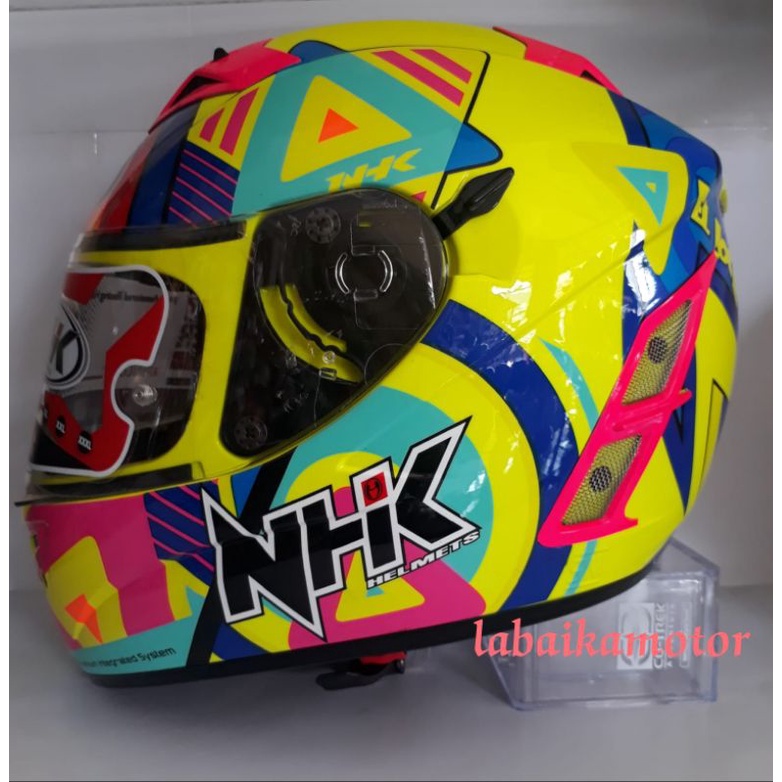 HELM NHK TERMINATOR PIGMENT | FULL FACE | DOUBLE VISOR