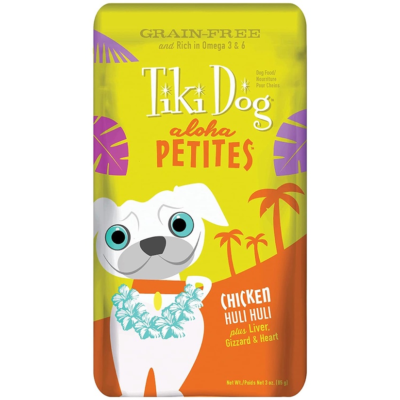 Tiki Dog Aloha Peties Wet Dog Food Pouch - Makanan Anjing Basah - Dog Food Pouch