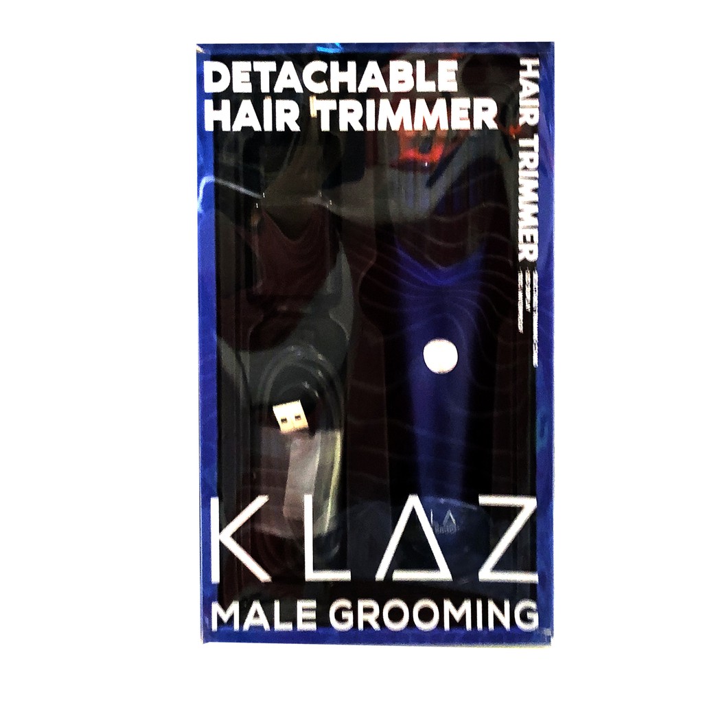 Klaz Shaver Blue Alat Pencukur Rambut Pria Laki Laki Bisa Dicharge Portable Cukur Rambut Hair Klas