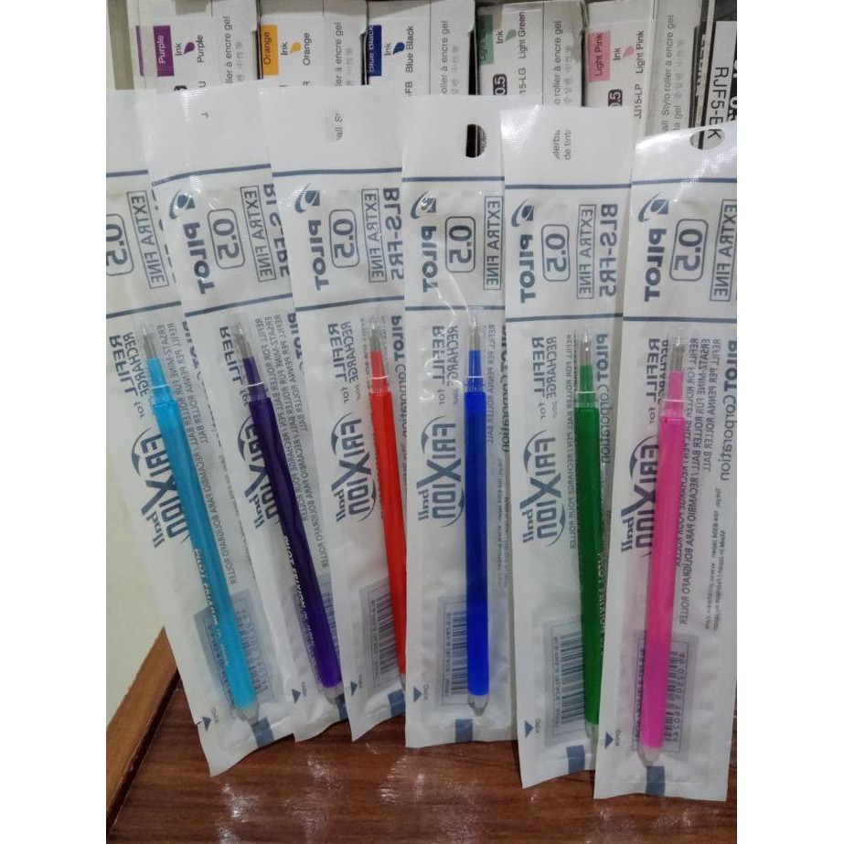 

ITERBARUl Refill Isi Pulpen Pilot Frixion 0.5 (Hitam / Biru) ICQl