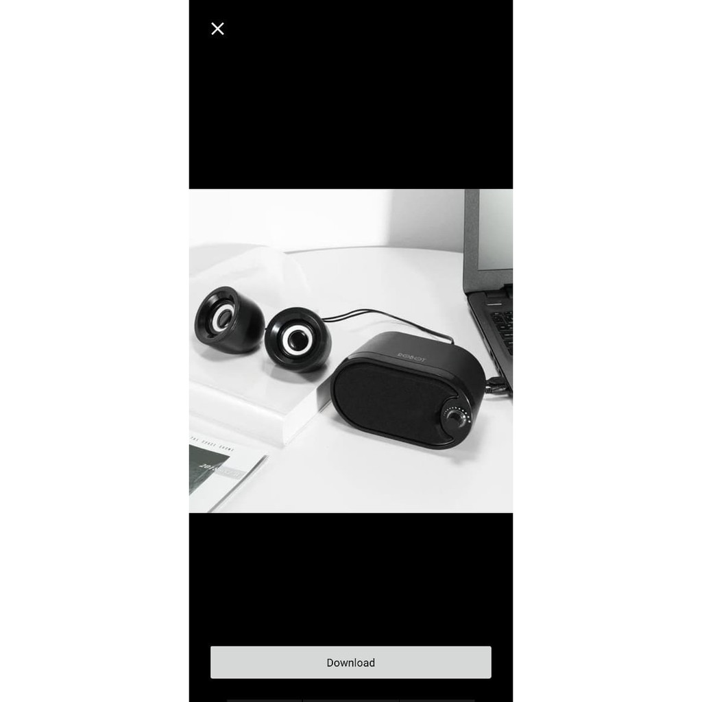 Speaker Active Robot RS170 Speaker Laptop Hp Pc Robot RS 170
