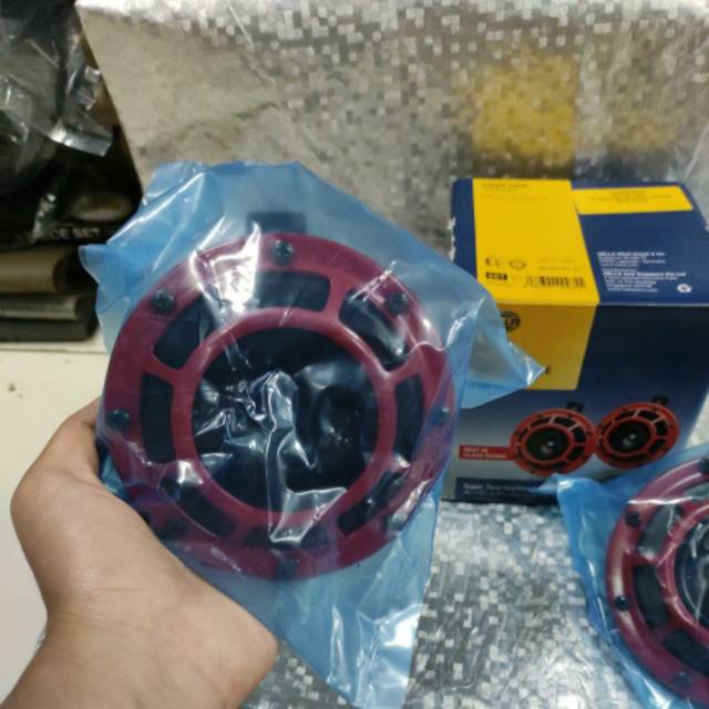 KLAKSON HELLA KEONG SUPER TUNE MERAH
