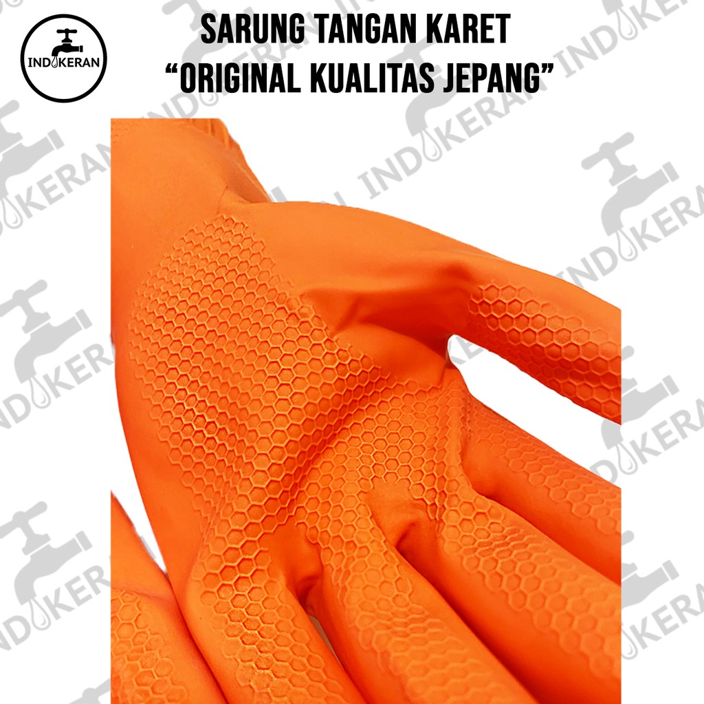 Freder - Sarung Tangan Karet Cuci Piring - L dan XL - High Quality