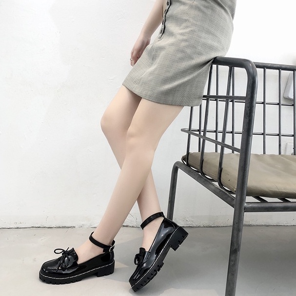 [ ORIGINAL IMPORT ] Sepatu Docmart Wanita Hitam Sepatu Oxford Wanita Import Premium Quality SI 144