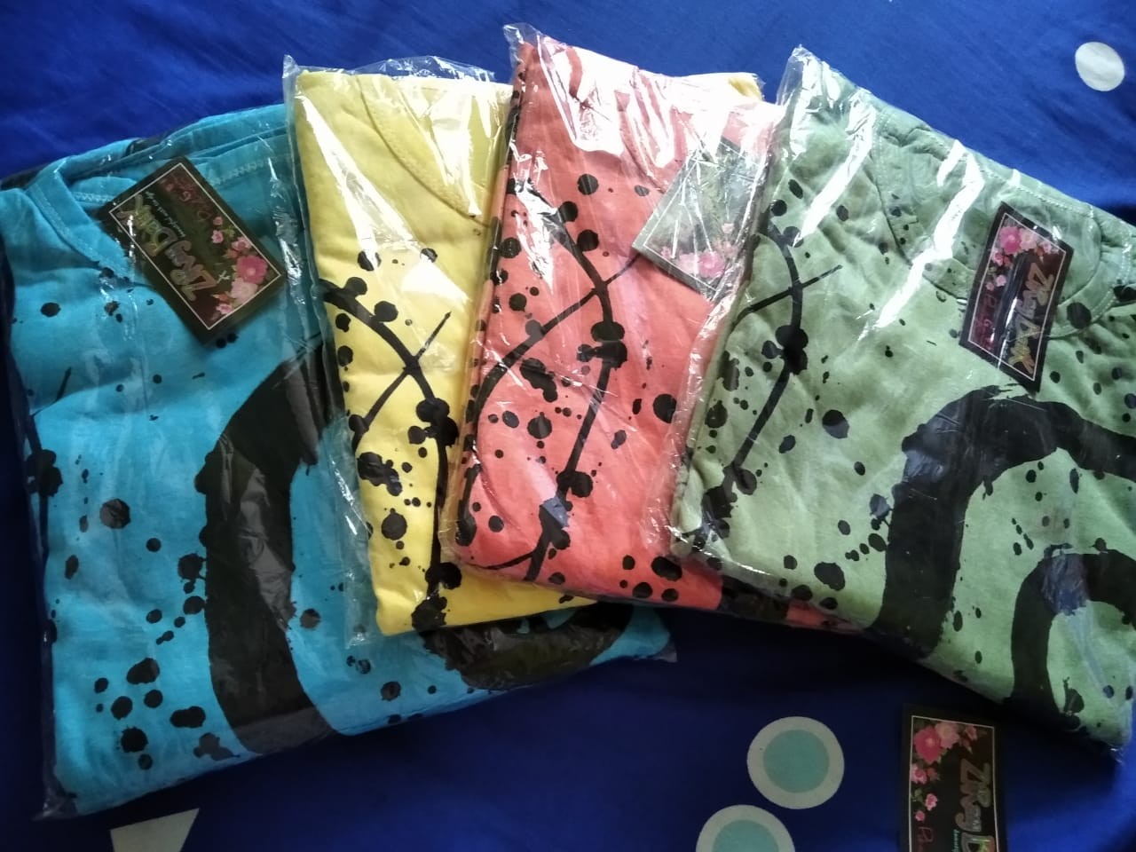 Gamis Kaos Combed Vanilla Jumbo Ori Ziray Batik