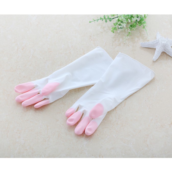 Sarung Tangan Karet Cuci Piring Berkebun Tebal Latex Rubber Gloves Anti Air