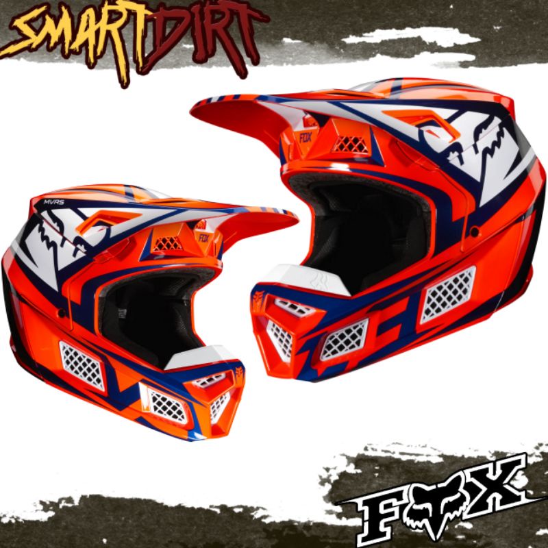HELM FOX V3 MVRS LIMITED EDITION. HELM FOX LEATT AIROH OFFROAD