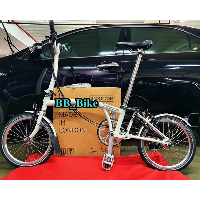 Sepeda Brompton M6L Papyrus White 2020 BNIB Folding Bike