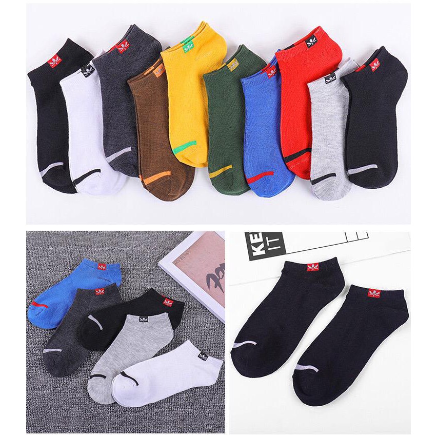 INFY - Kaos Kaki Pendek Unisex Polos Wanita Pria Semata kaki Korea Style Socks Fashion R156 Import